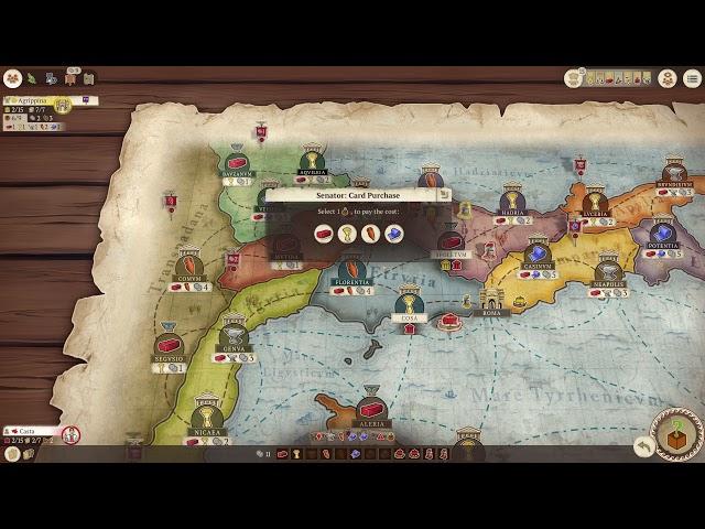 Concordia Digital Edition #2 | Two Player Hard AI on Italy Map