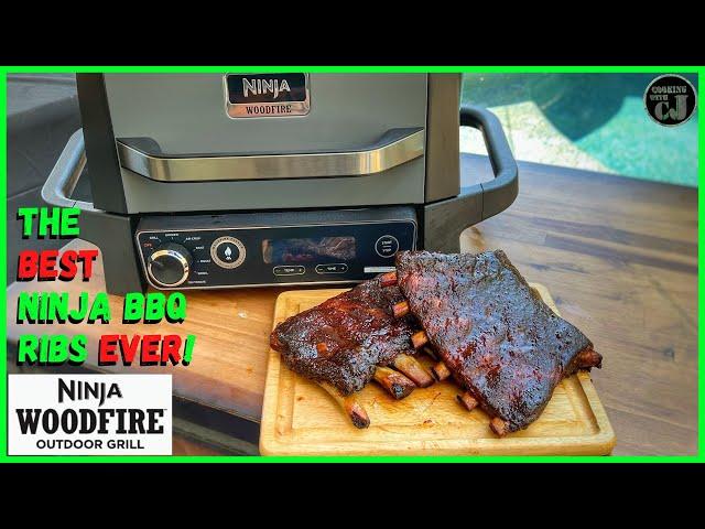 NINJA WOODFIRE OUTDOOR GRILL ST. LOUIS STYLE BBQ RIBS! Ninja Woodfire Grill Recipes!