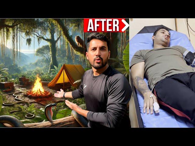 Main 24 Ghante Jungle Mein Raha | 24 Hours JUNGLE Challenge (Gone Extremely Wrong )