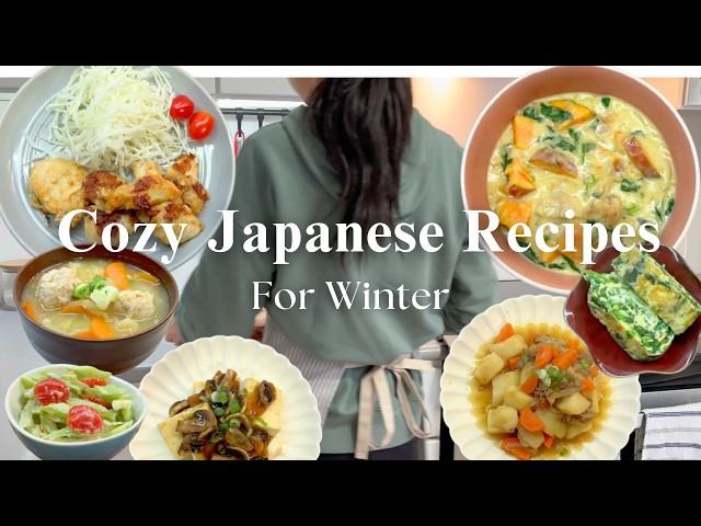 Cozy Japanese Cooking for Winter | Nutritious 4 days dinner record | Living in Canada 