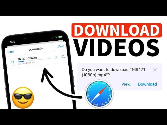 How to Download Videos From Safari Browser in iPhone I Safari Browser Download Videos on iPhone