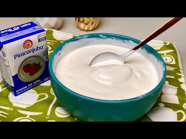 COMO FAZER CREME DE LEITE CASEIRO! APENAS 2 INGREDIENTES QUE TEMOS SEMPRE EM CASA! | Cátia Gomes