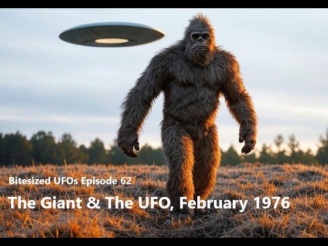 Bitesized UFOs #062: The Giant & The UFO, February 1976