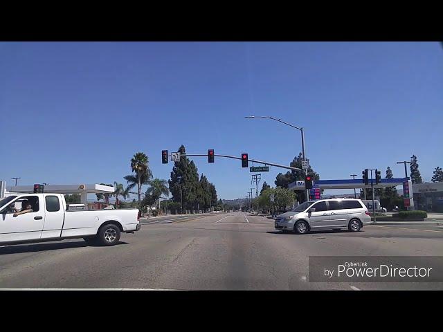 Driving by Tustin,California