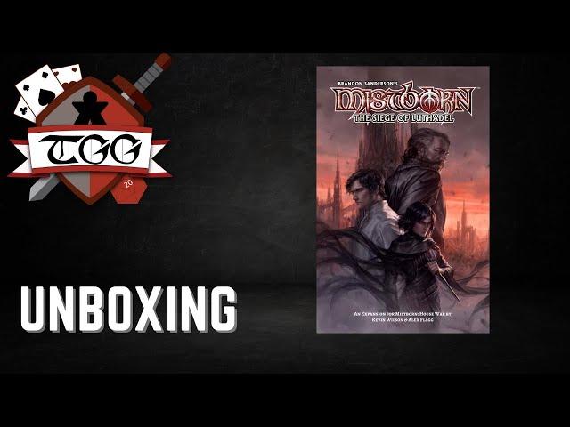 Mistborn The Siege of Luthadel Board Game Unboxing