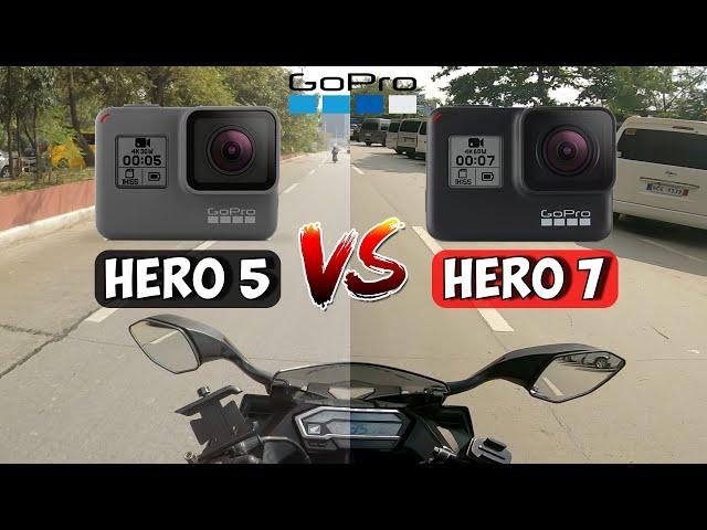 GoPro Hero 5 Black vs GoPro Hero 7 Black | Motovlogging perspective