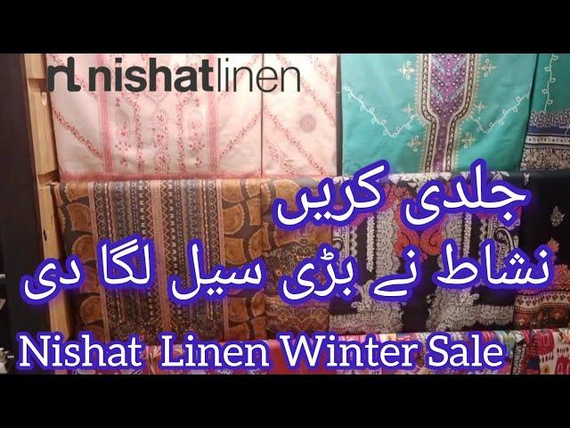 Nishat Linen Unstitch Winter Collection || Nishat Sale In Stores Now || October 2024