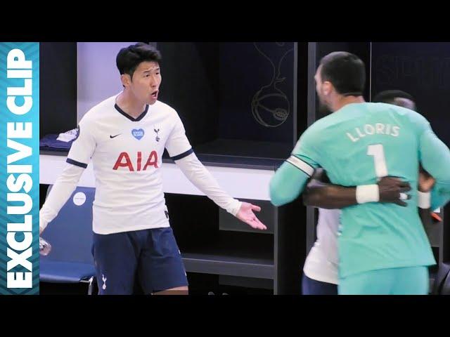 Son Feels the Fury of Lloris at Half-Time for not Tracking Back! | All or Nothing: Tottenham Hotspur