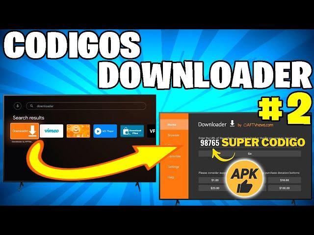 El Mejor CODIGO PARA DOWNLOADER para tu SMARTV #2