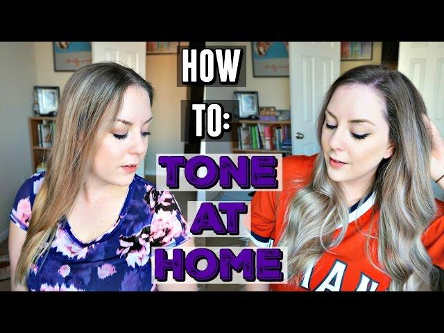 How To: Tone Your Hair at Home | PURPLE SHAMPOO 101 | MakeupByMegB