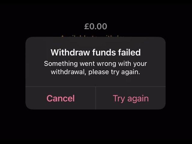 Freetrade - Can't Withdraw Funds!