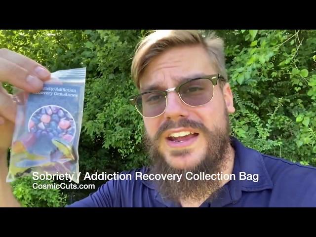 Sobriety / Addiction Recovery Healing Collection Gemstones from Cosmic Cuts