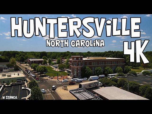 Huntersville NC 4K (Mavic Air 2 Drone Footage) 15th Largest city in NC / 14 miles from Charlotte NC!