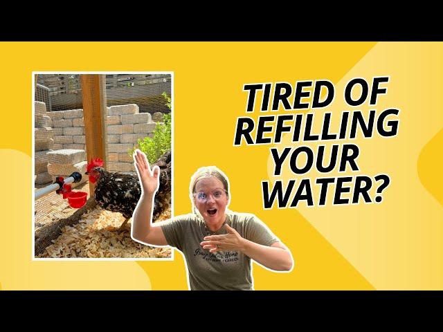 Best Automatic Chicken Waterer: Installing a Rent-A-Coop S.N.A.P. DIY Watering System