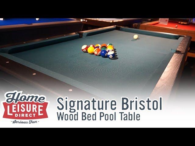 Signature Bristol Wood Bed Pool Table