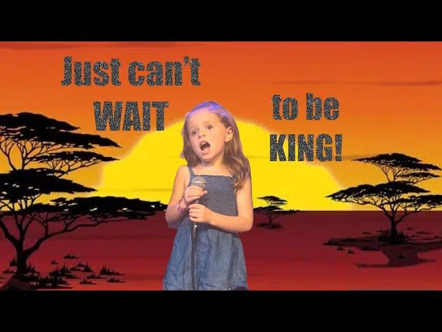 Just Can’t WAIT to be KING!   #lionking #disney #singalong #karaoke #broadway #singer #karaoke