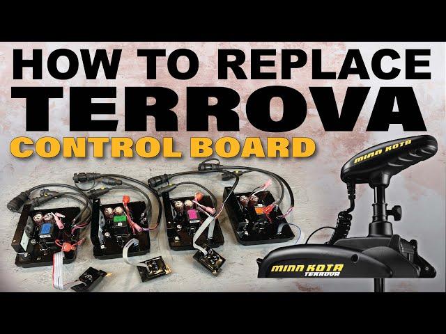 Minn Kota Terrova Control Board Replacement // Step-By-Step Guide