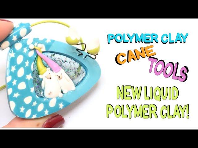 Polymer clay- LC slicer- canes- tools- liquid polymer clay- tutorial-DIY