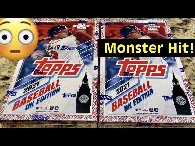 1:1,659 PACK PULL!  NEW RELEASE!  2021 TOPPS UK BASEBALL CARDS!