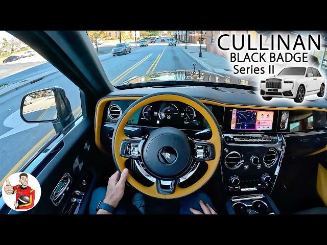 Posh Power // 2025 Rolls-Royce Black Badge Cullinan Series II First Drive (POV)