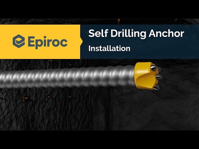 Self Drilling Anchor Installation