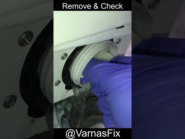 Solution Fix for Indesit flashing light error code - washing machine DIY #shorts how to clean filter