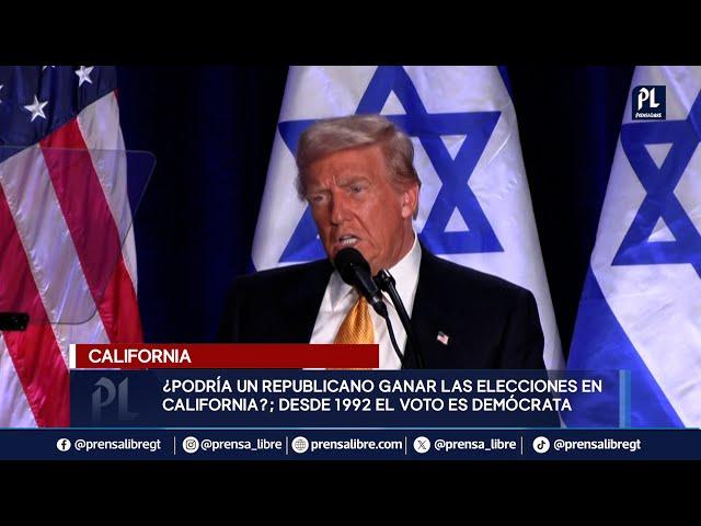 ¿Podría un republicano ganar las elecciones en California?; desde 1992 el voto es demócrata