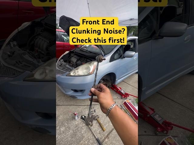 Clunking noise when going over bumps? Watch this first! #mechanic #tips #viral #cars #howto #swaybar