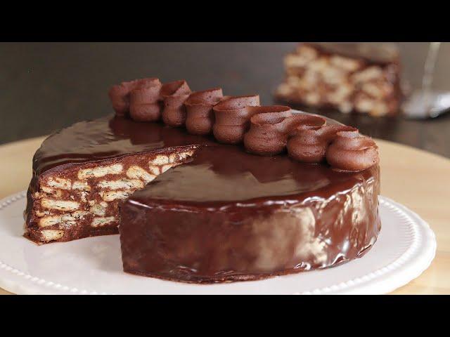 Queen Elizabeth favourite Cake | Chocolate Biscuit Cake | How Tasty Channel