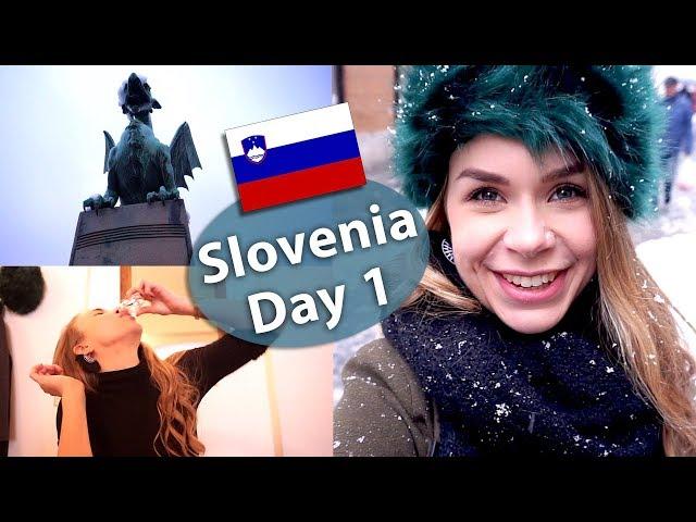 Slovenia Travel Vlog Day 1 - Ljubljana & Food