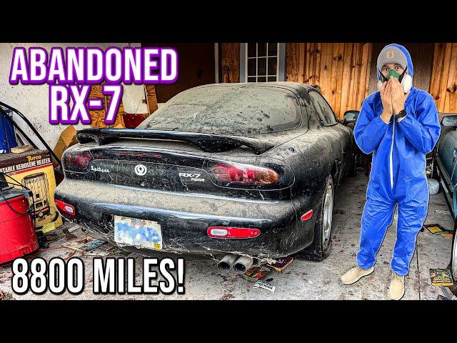 First Wash in 23 Years: Barn Find FD RX-7 With 8800 Original Miles! | Satisfying Restoration