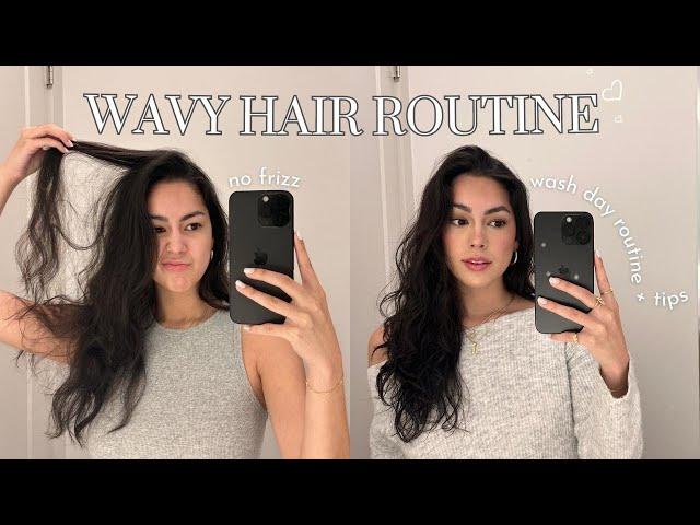 your hair doesn't suck, you just have wavy hair *WAVY HAIR ROUTINE*