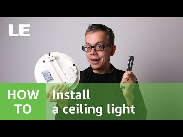 How to Install LED Ceiling Lights - Easy to Follow Steps to Save $100+