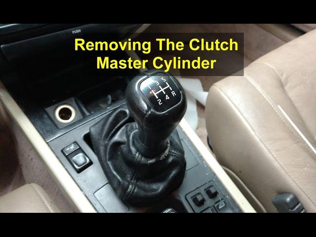 How to remove the clutch master cylinder, Volvo 850, S70, V70, etc. - VOTD