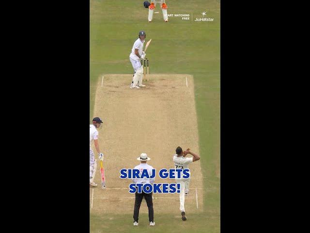 Siraj arrives in Leeds! Sends the English captain Stokes packing!  | #ENGvIND