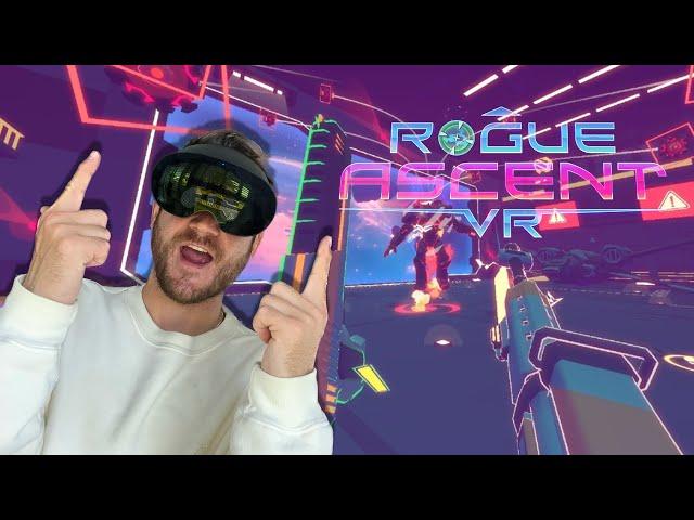 Futuristic VR Game ROGUE ASCENT Turns Your Hands into Lethal Weapons! | Meta Quest Gameplay