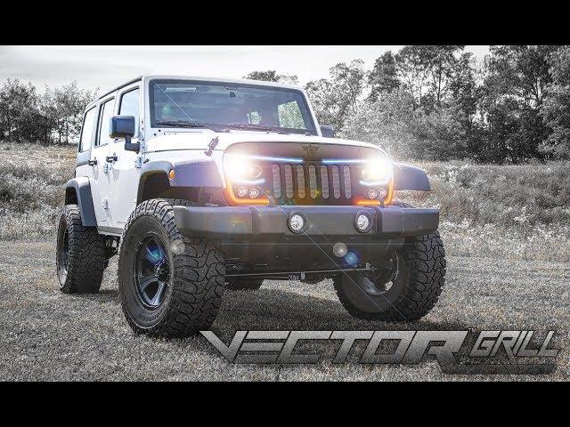 ORACLE Lighting Vector™ Series Grill for the Jeep Wrangler JK