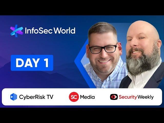 CyberRisk TV LIVE from InfoSec World 2024 - Day 1 Intro - ISW24 #1