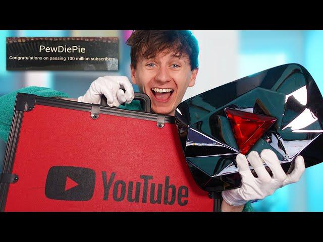 How I got PewDiePie's 100 Million Red Diamond Play Button