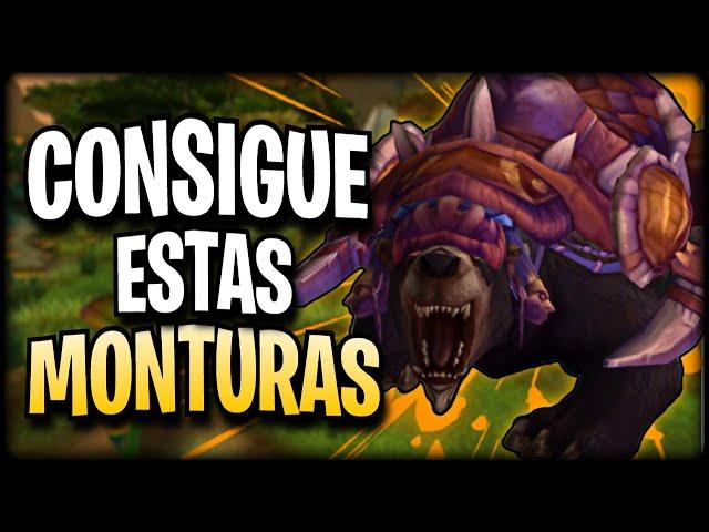 TOP 5 Monturas FACILES de CONSEGUIR World of Warcraft