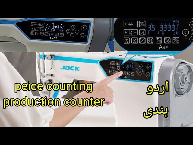 jack a4f | jack 5559f production counter | peice counter | jack machine gm electronics tech