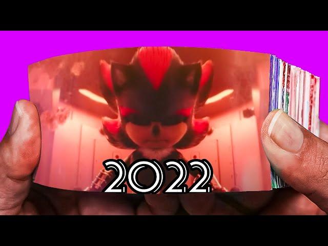 Evolution of Shadow The Hedgehog Flipbook