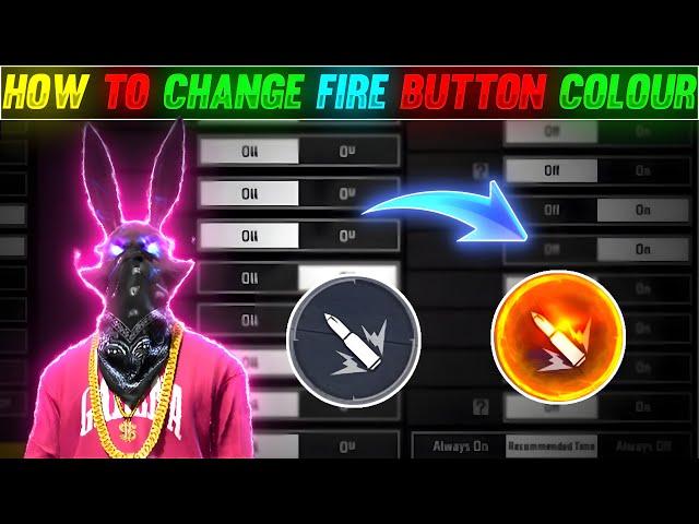 How To Change Fire Button Colour In Free Fire Max // How To Use Red Fire Button In Free Fire