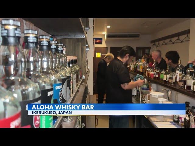 Oahu man pours aloha at his whiskey bar in Japan