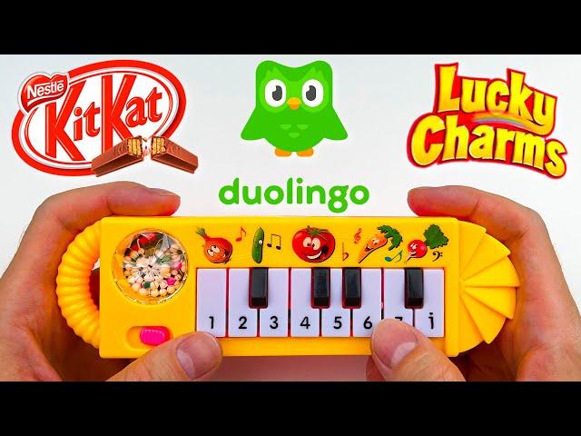 Fun commercial jingles on different musical instruments