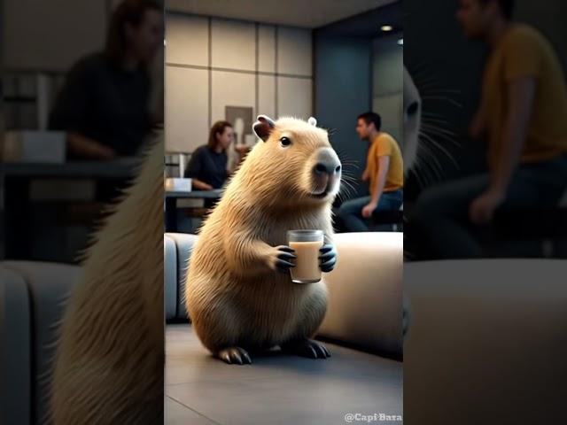 That One Group Member Who Just Vibes  #capibaravibes #GroupProject