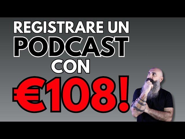 Record a Podcast with €108: Zoom H1n + Behringer XM8500 + ...