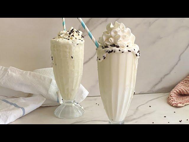 Old-Fashioned Vanilla Milkshake Recipe