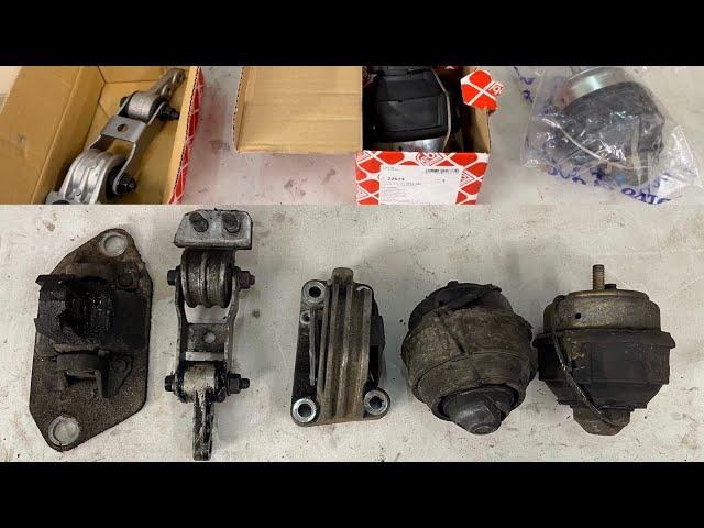 How To Replace ALL 5 Engine Mounts Euro 3 D5/T5  - DIY Volvo V70 S60 XC90 S80 P2 Vacuum Front Rear