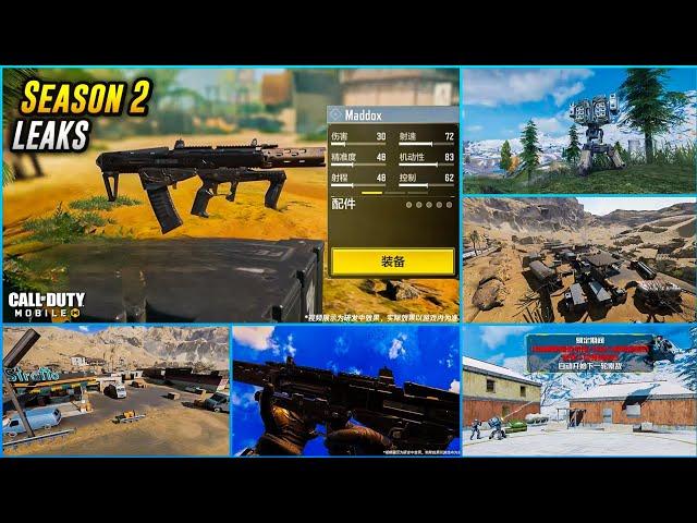 Season 2 Leaks | Maddox Gameplay | New MP Map Diesel Gameplay | New BR Class Gameplay | #codmobile